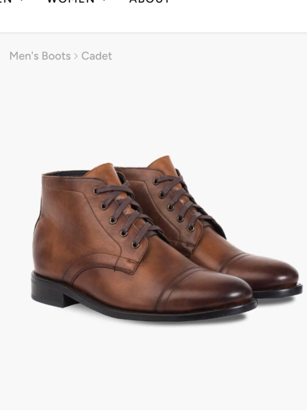 Thursday Boot Company Everday Cadet Boot in Walnut